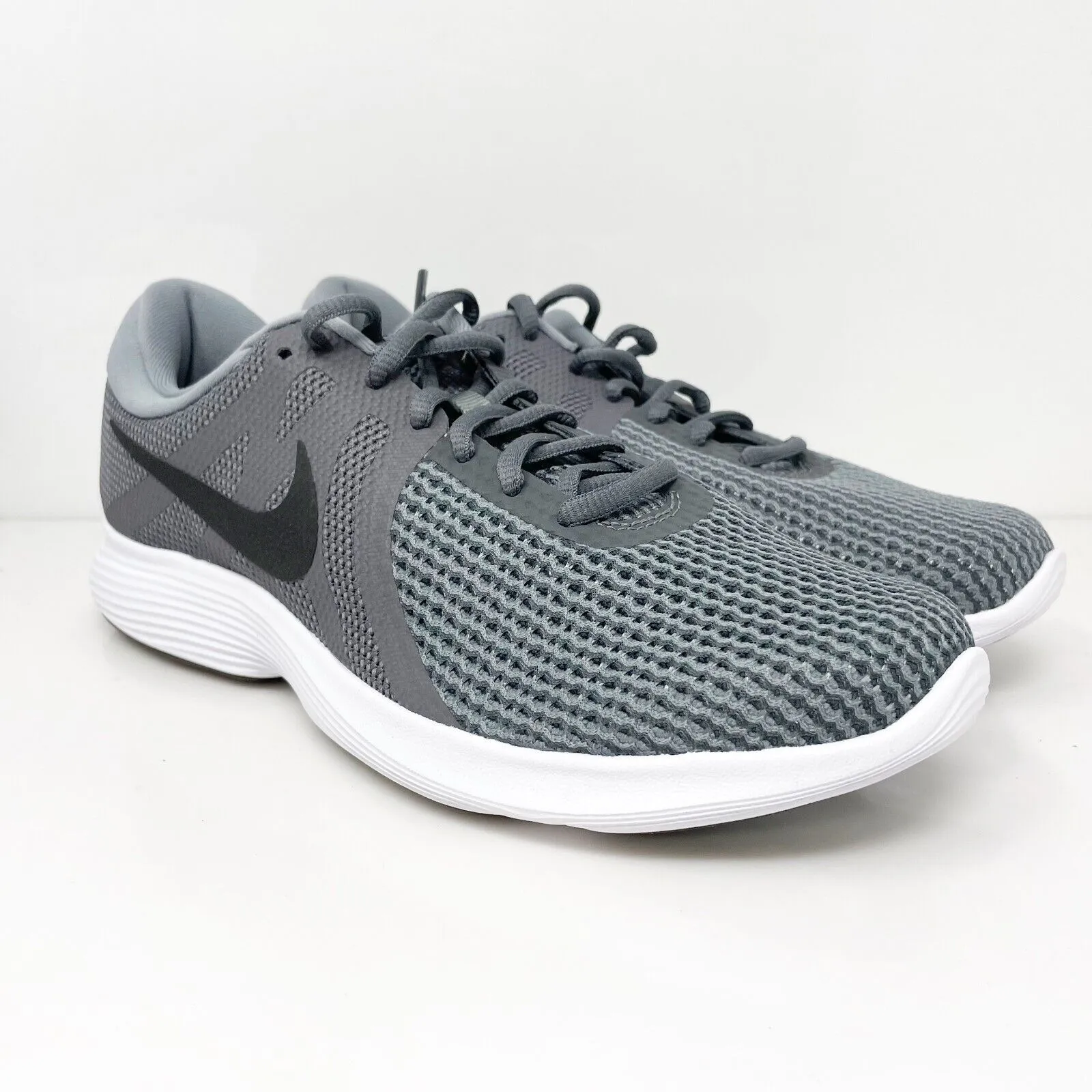 Nike Mens Revolution 4 908988-010 Gray Running Shoes Sneakers Size 8.5