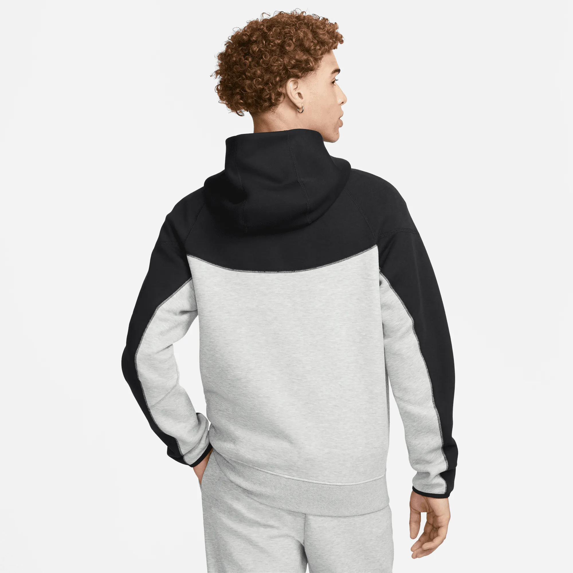 Nike Sportswear Tech Fleece Dark Grey Heather/Black Windrunner