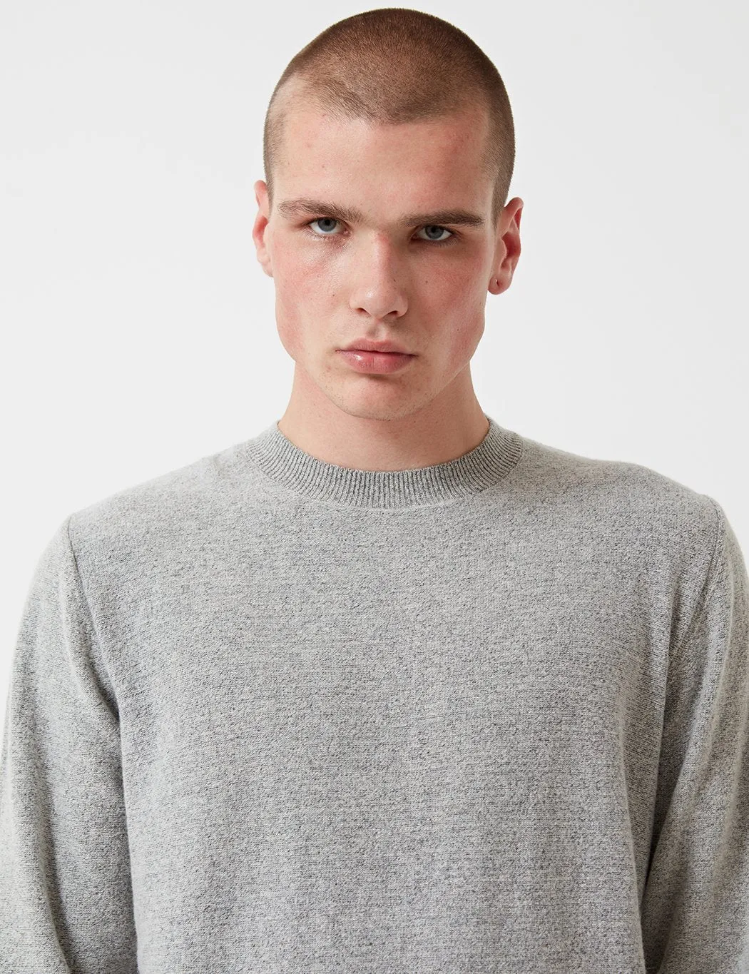 Norse Projects Arild Alpaca Wool Jumper - Light Grey