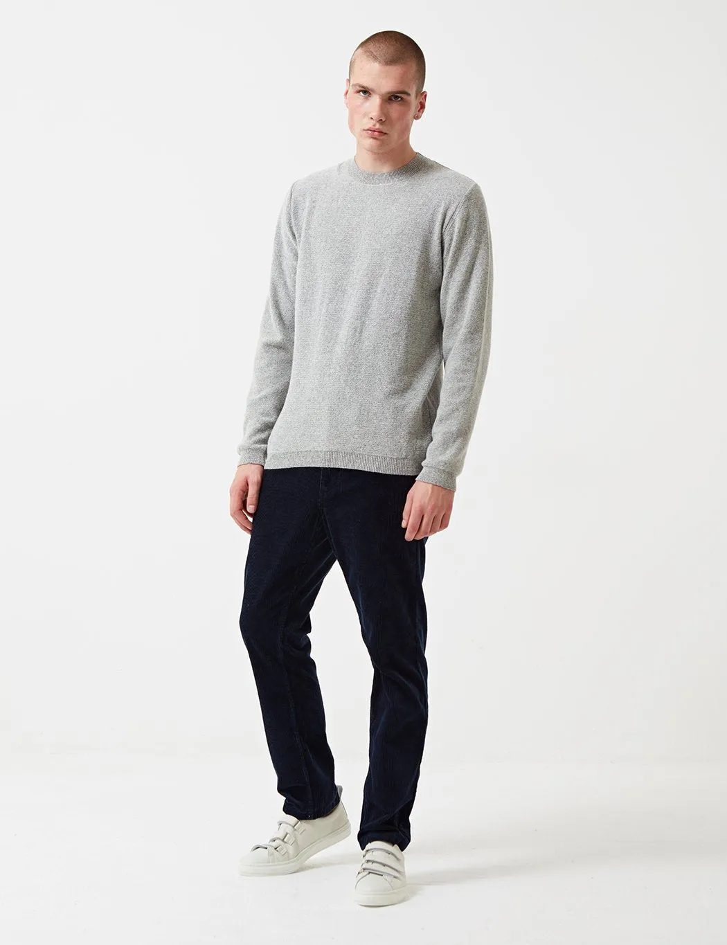 Norse Projects Arild Alpaca Wool Jumper - Light Grey