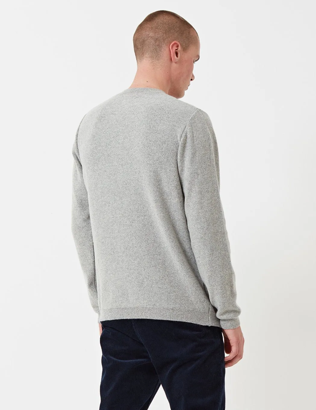 Norse Projects Arild Alpaca Wool Jumper - Light Grey