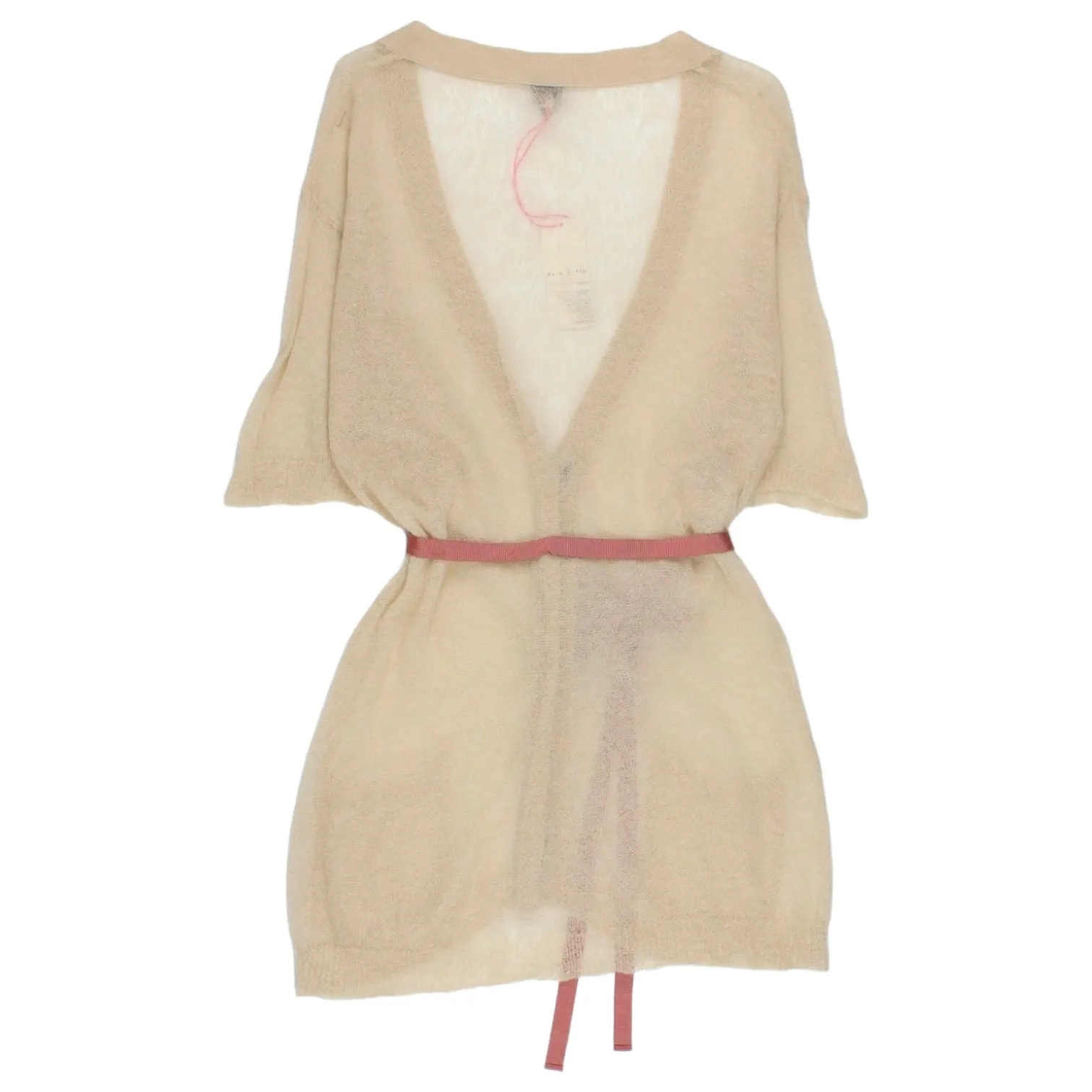 Orla Kiely Nude Mohair Boyfriend Cardigan