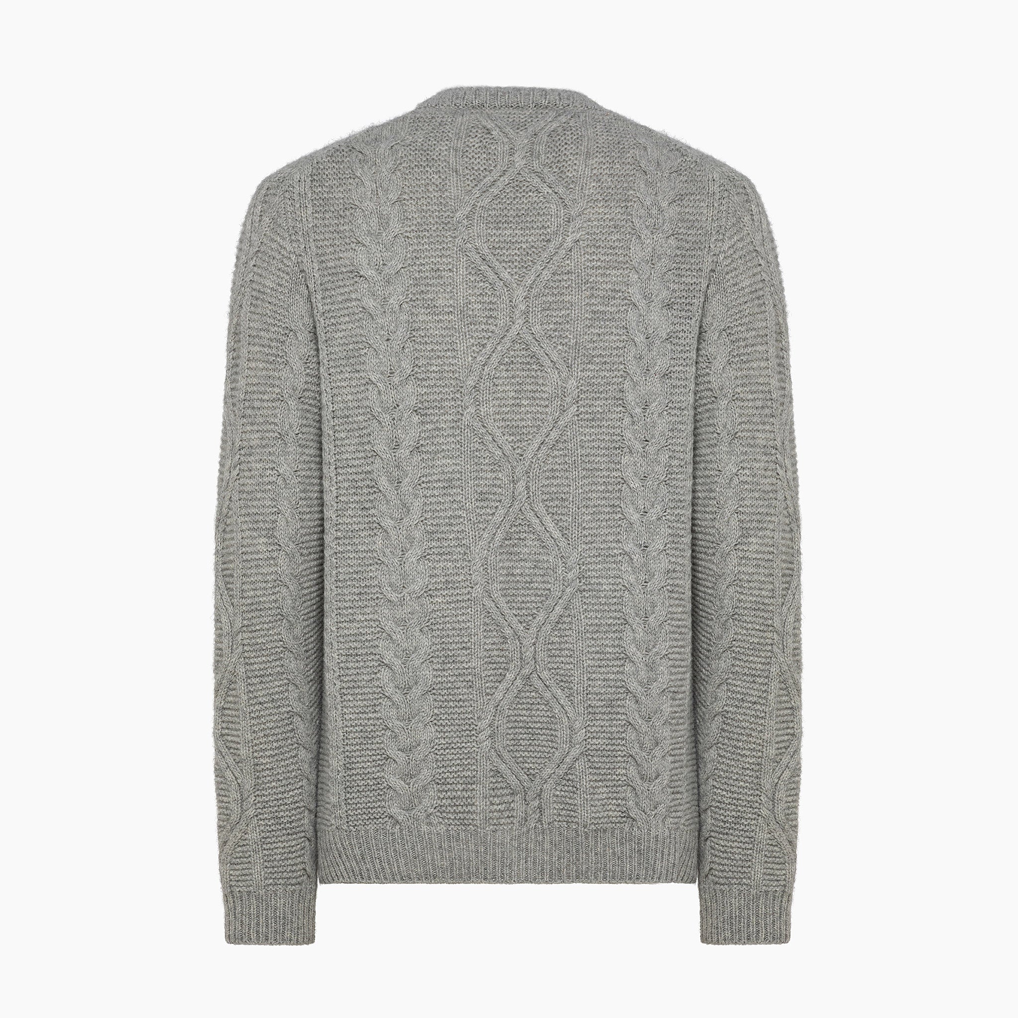 Orson knitted crew neck jumper in alpaca and yak wool