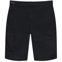 Paul & Shark Cotton Bermuda Cargo Shorts Navy