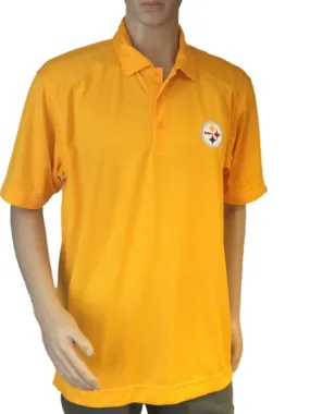 Pittsburgh Steelers Cutter & Buck Yellow Gold DryTec Performance Golf Polo Shirt