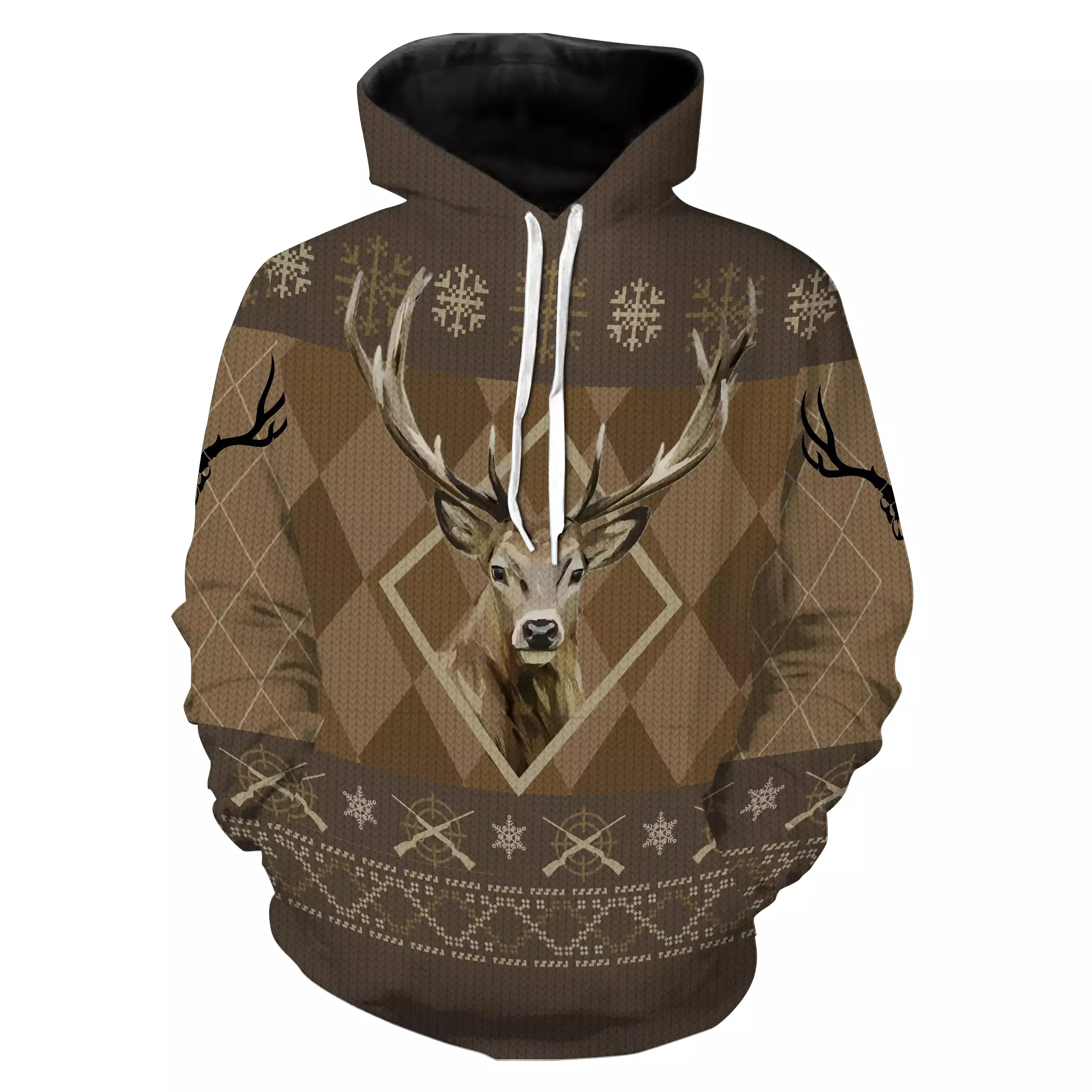 Pull De Nol, Chasse Au Cerf, Cadeau Nol Pour Chasseur - CT07112236