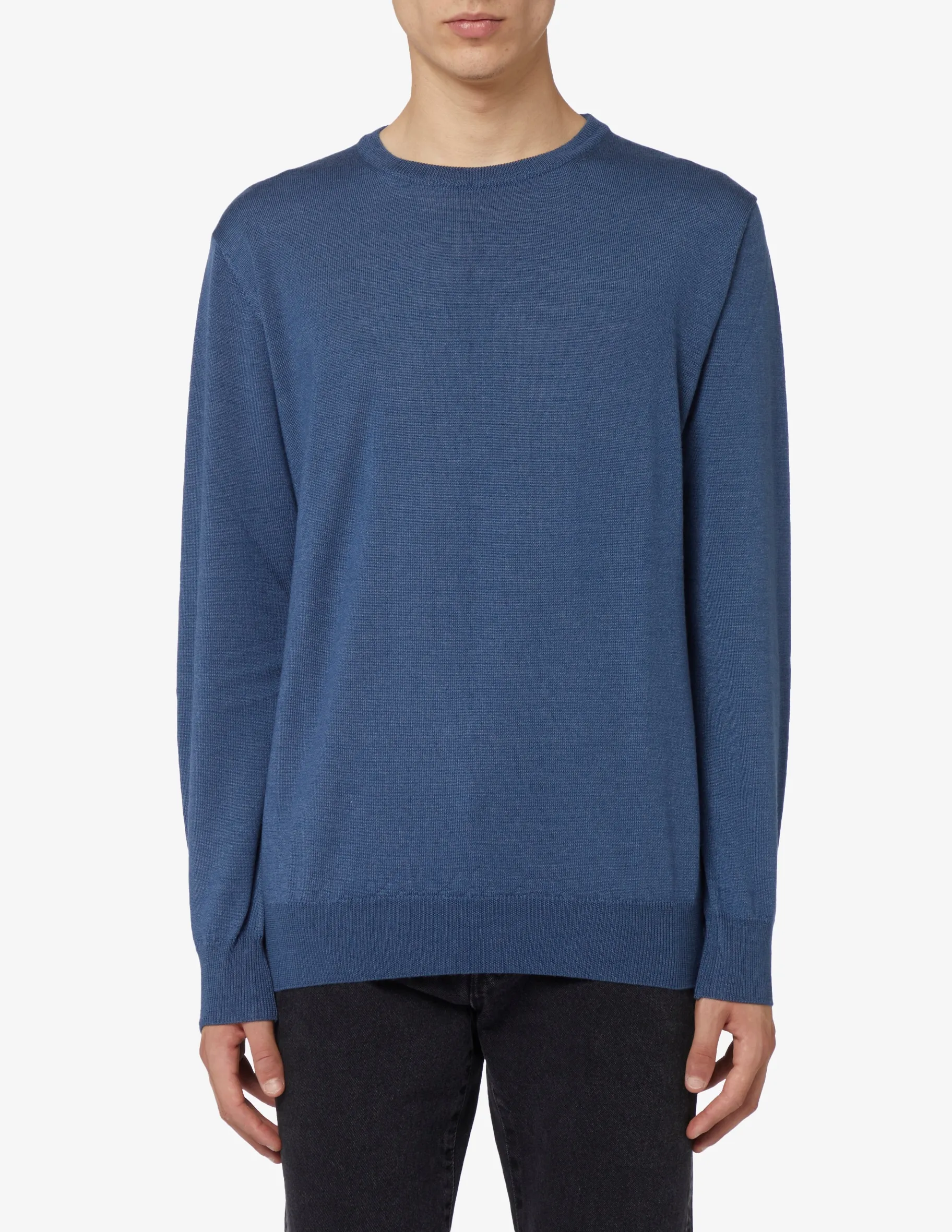 Rinascente Collection Crewneck wool silk and cashmere jumper