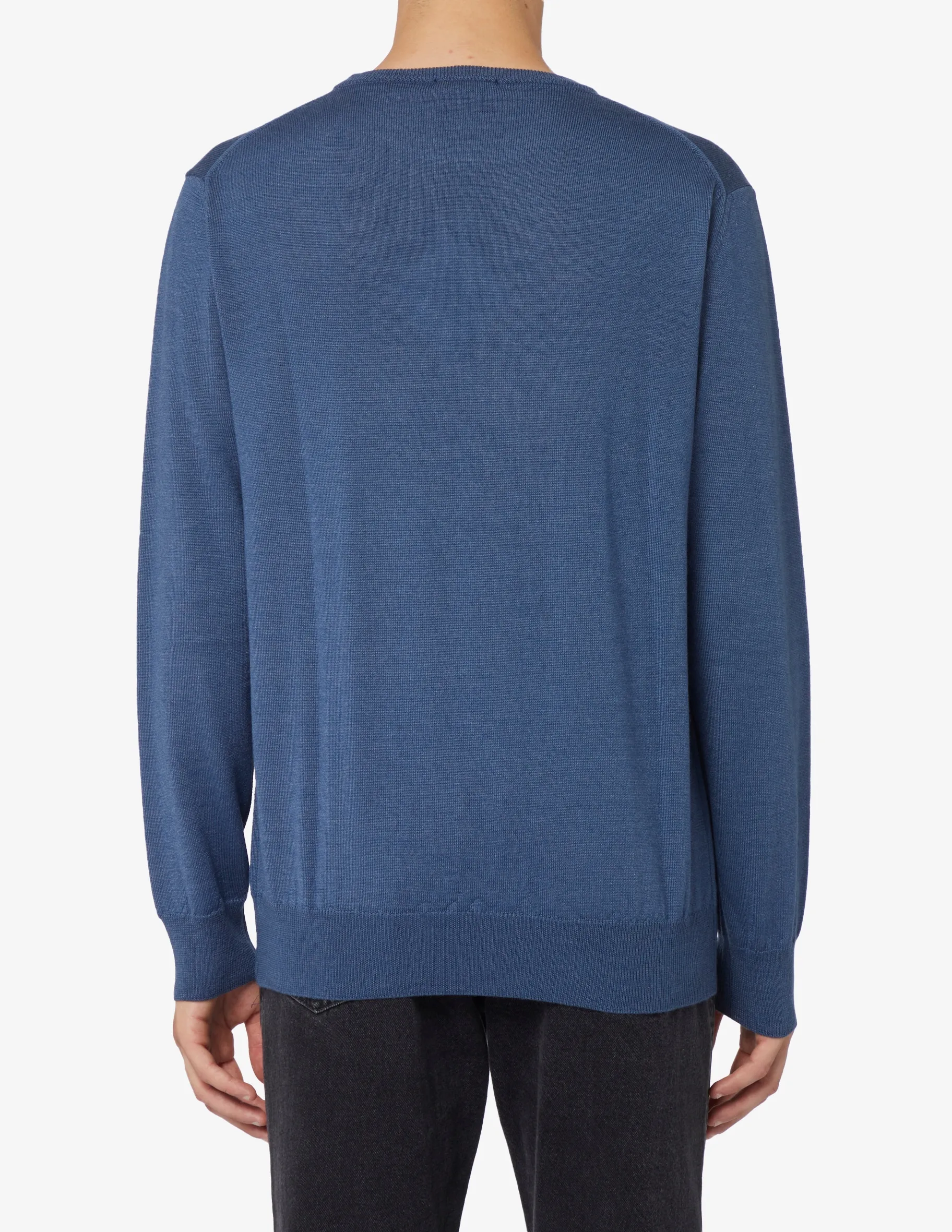 Rinascente Collection Crewneck wool silk and cashmere jumper