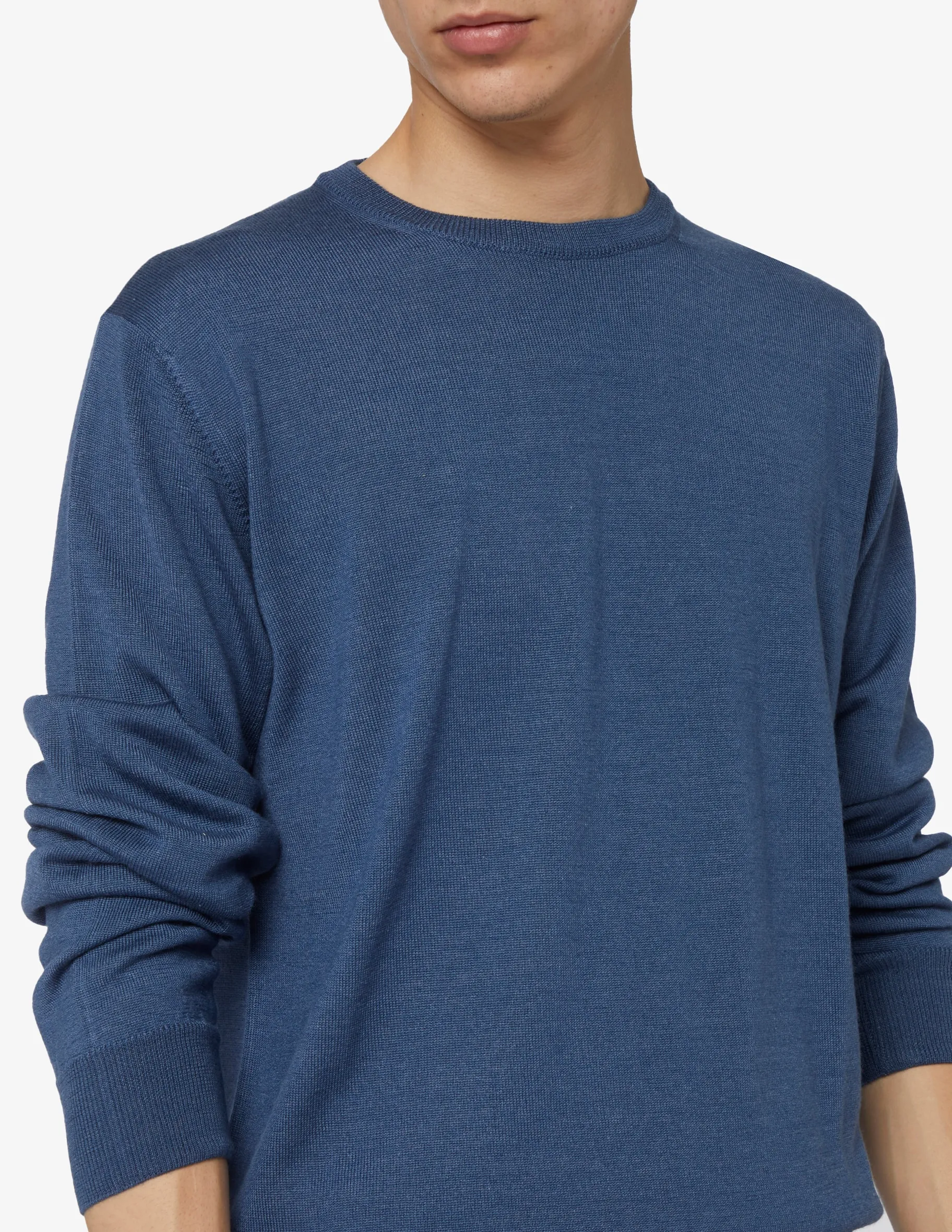 Rinascente Collection Crewneck wool silk and cashmere jumper