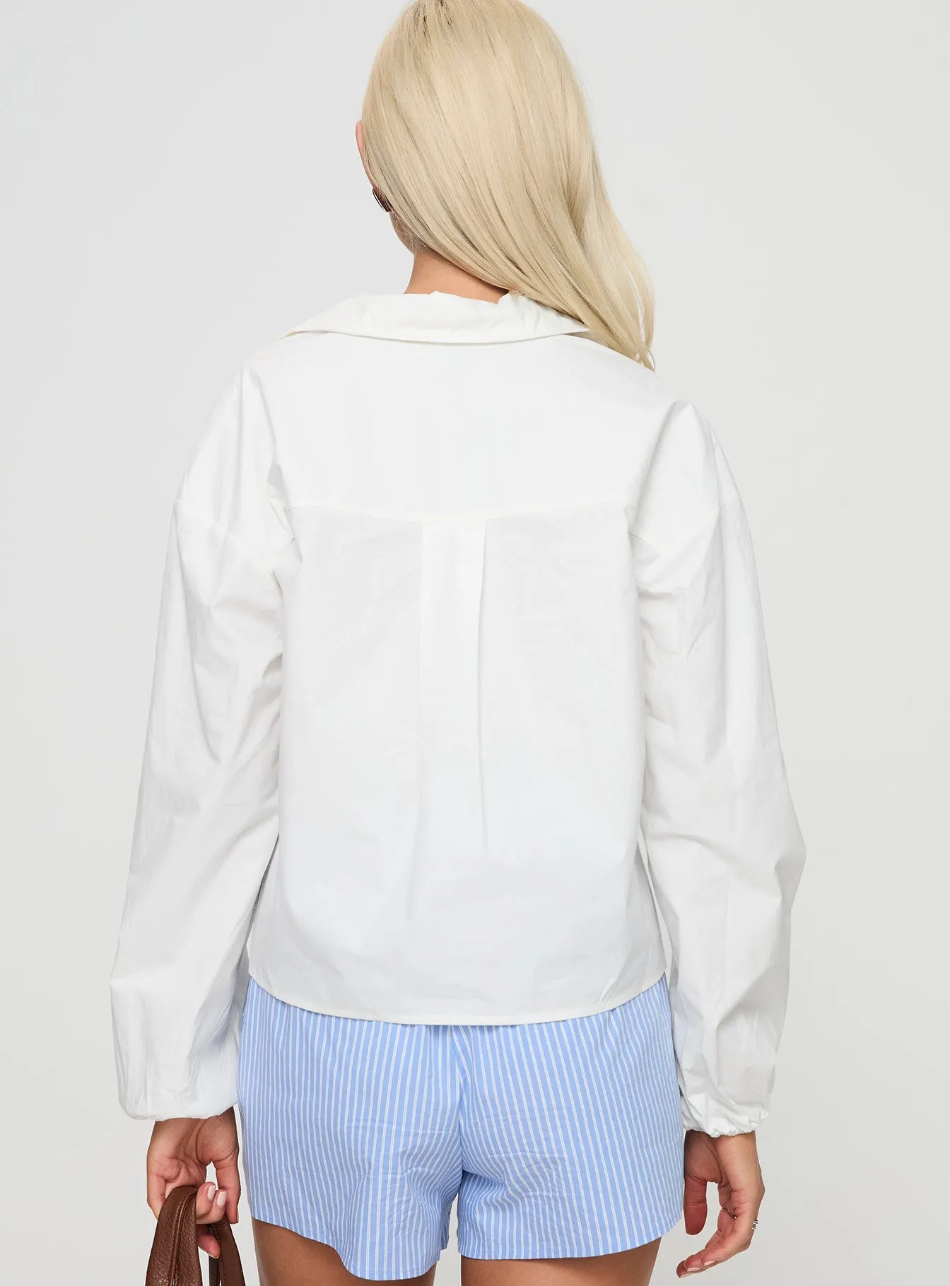 Rinon Long Sleeve Top White