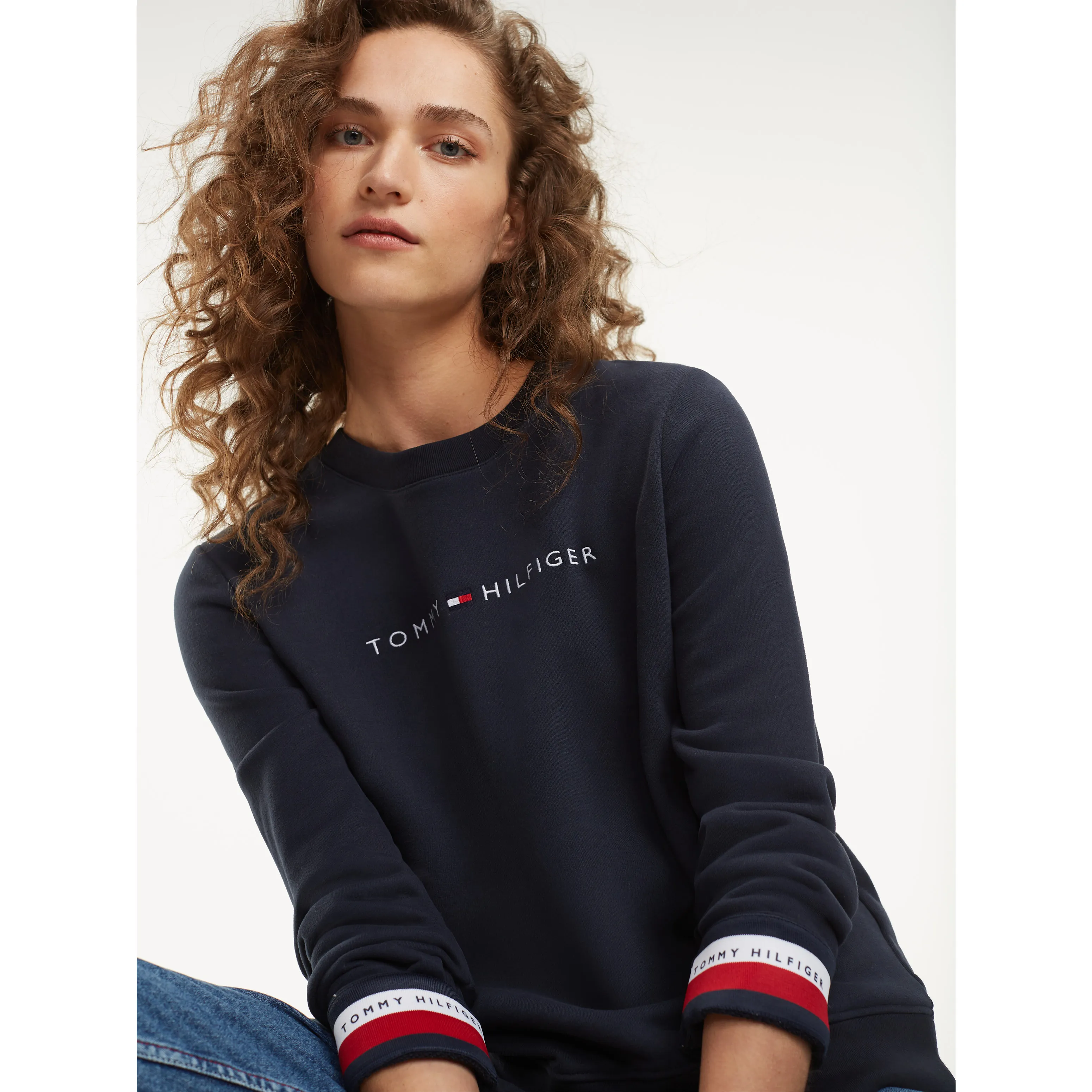 Signature Tape Cuff Sweatshirt | Hoodies | Tommy Hilfiger