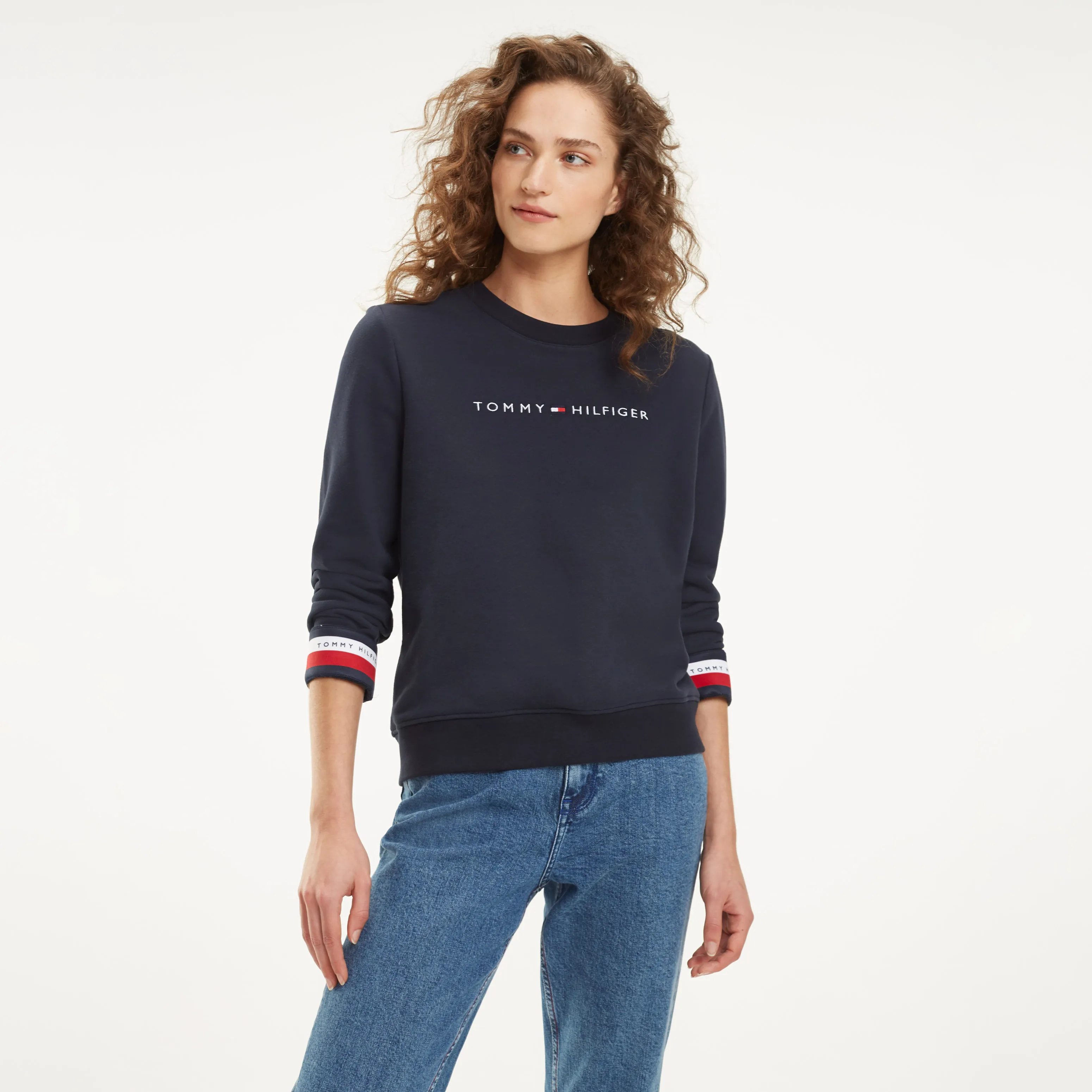 Signature Tape Cuff Sweatshirt | Hoodies | Tommy Hilfiger