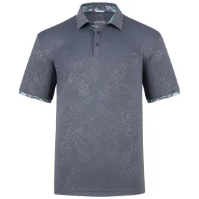 Swannies Golf Men's Graphite Lingmerth Polo