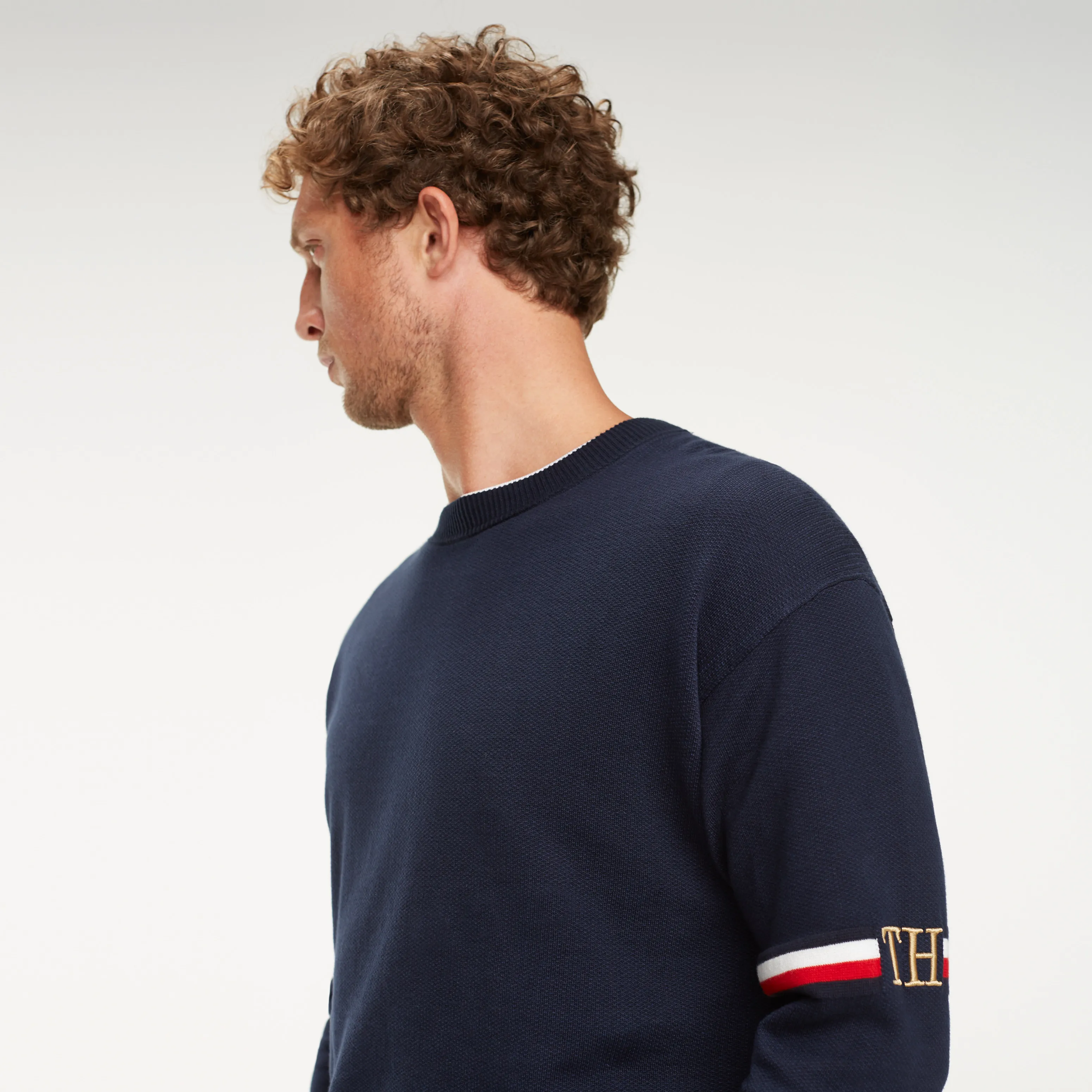 Tape Crew Neck Sweatshirt | Hoodies | Tommy Hilfiger