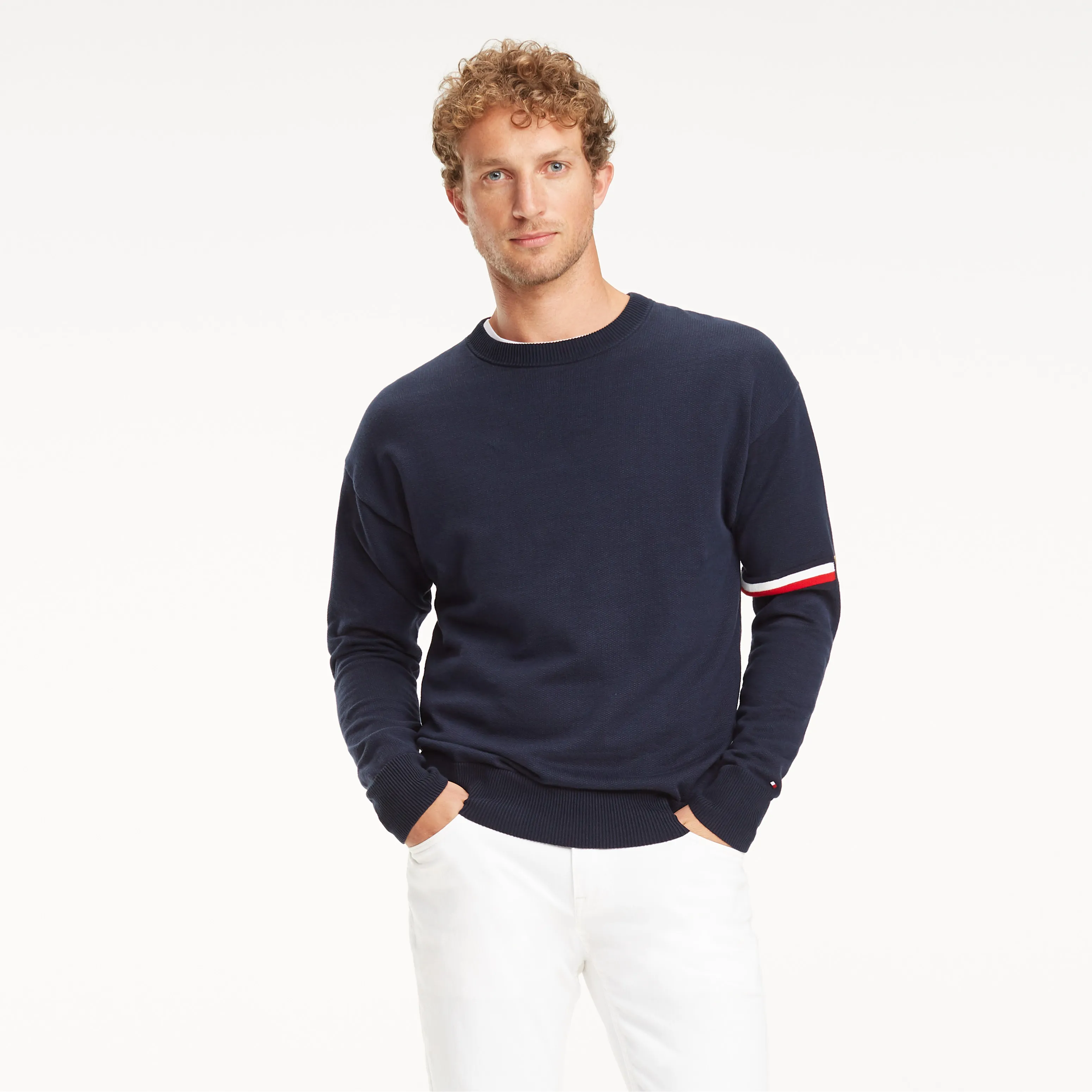 Tape Crew Neck Sweatshirt | Hoodies | Tommy Hilfiger