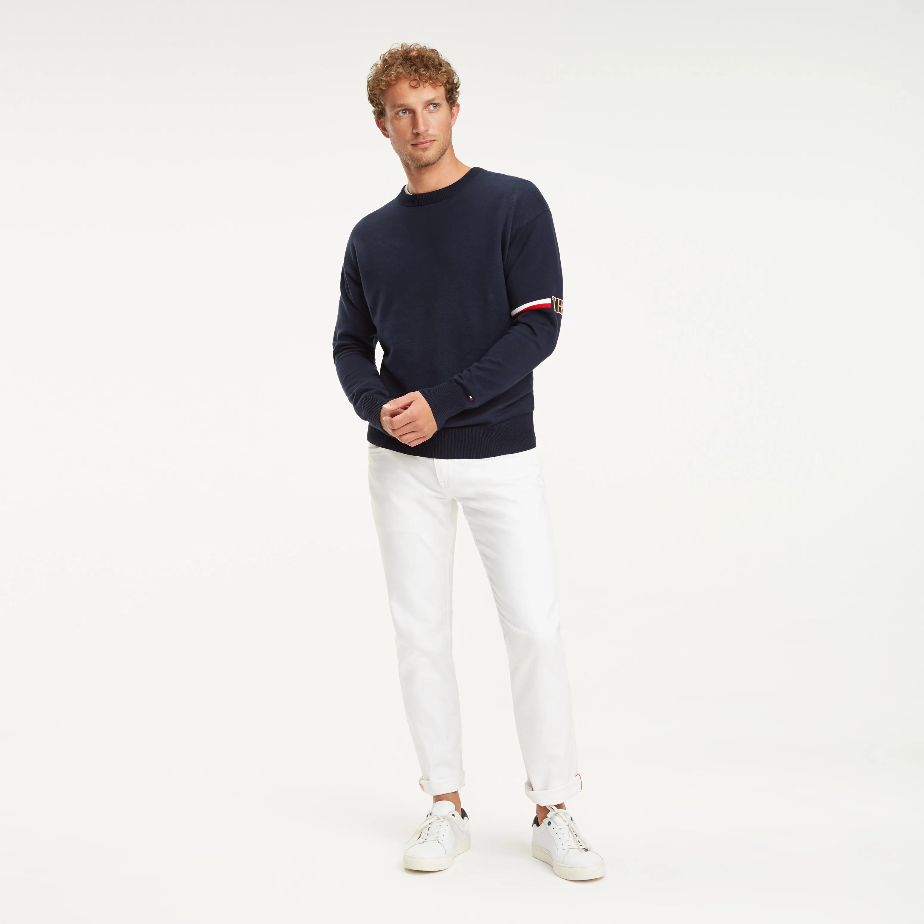 Tape Crew Neck Sweatshirt | Hoodies | Tommy Hilfiger