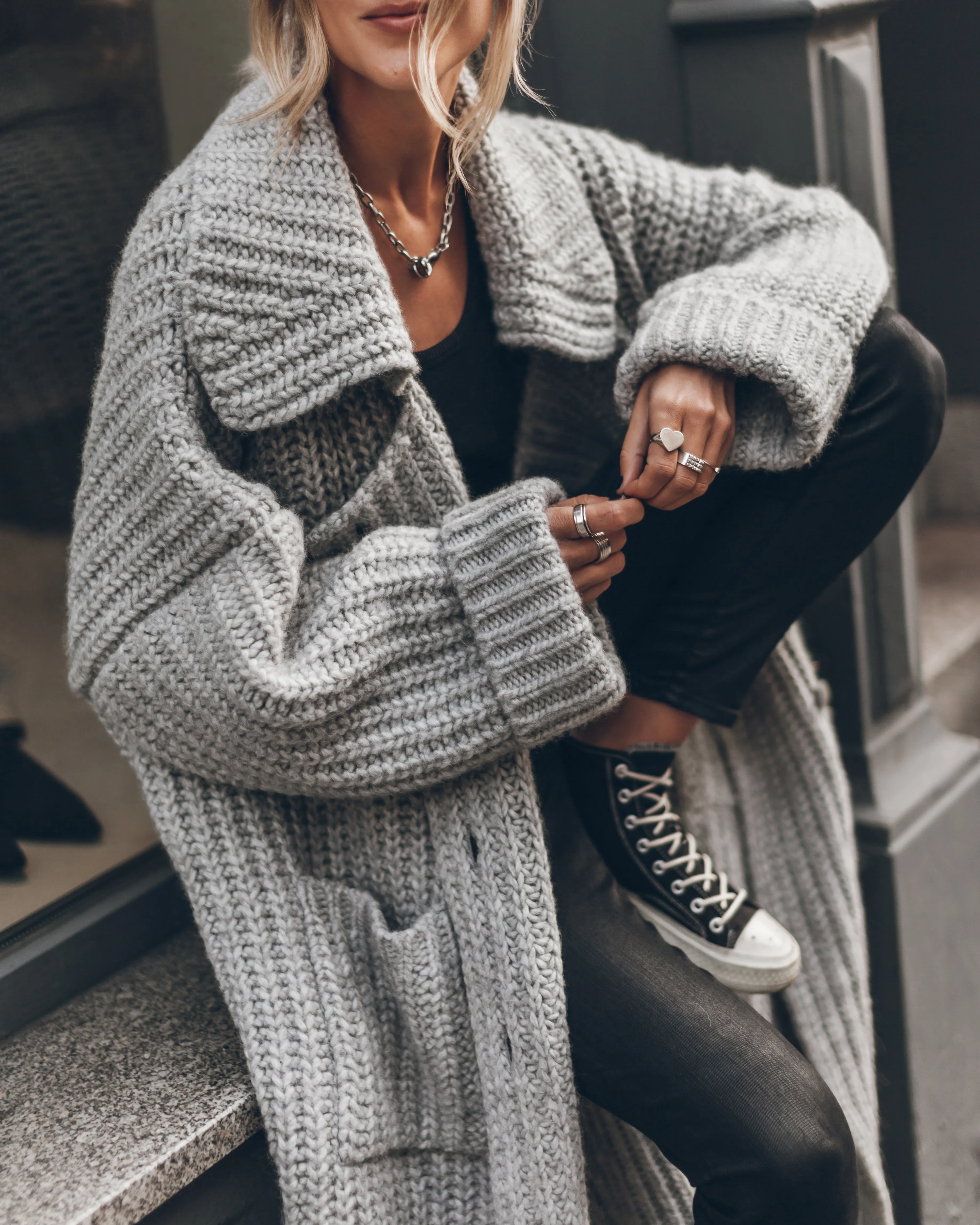 The Light Long Knitted Cardigan