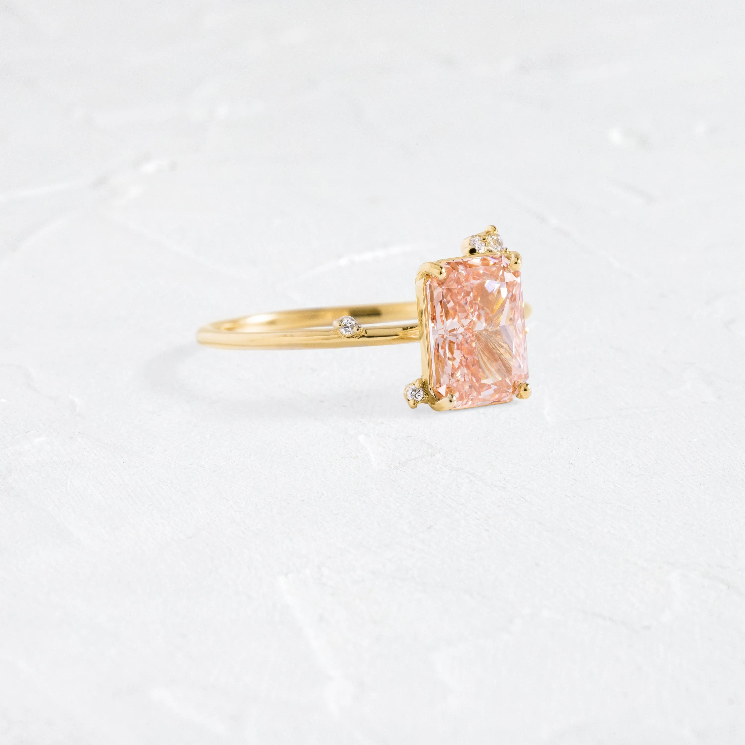 To A Flame Ring, 1.76ct. Pink Diamond