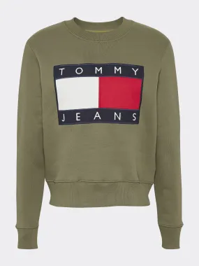 Tommy Flag Cropped Sweatshirt | Hoodies | Tommy Hilfiger