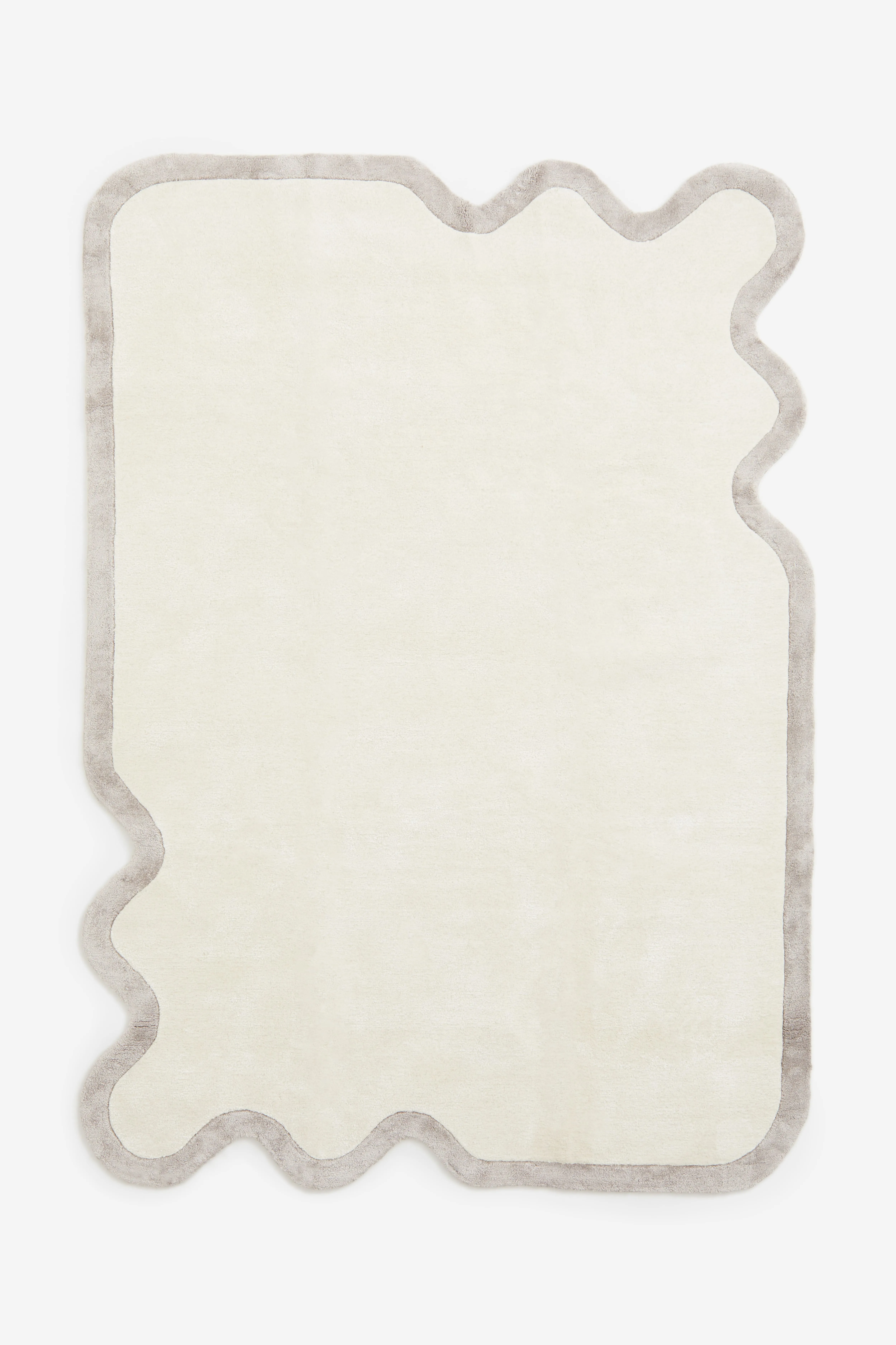 Tufted wool-blend rug - Light beige - Home All | H&M GB