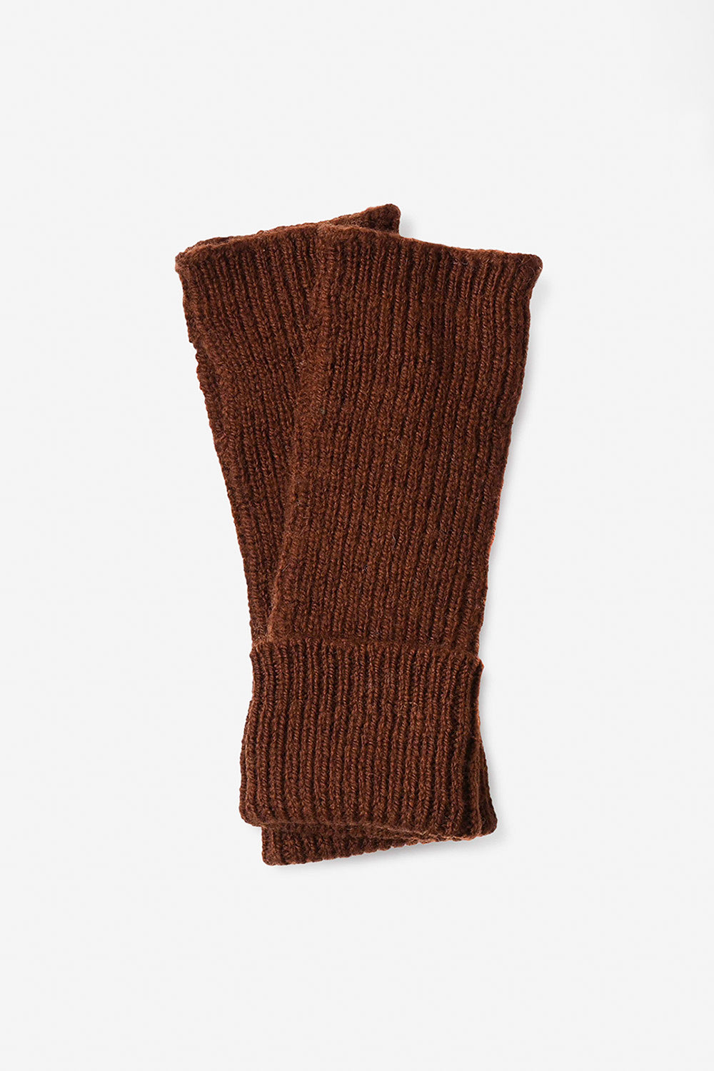 Turn Back Hand Warmer Rust Brown