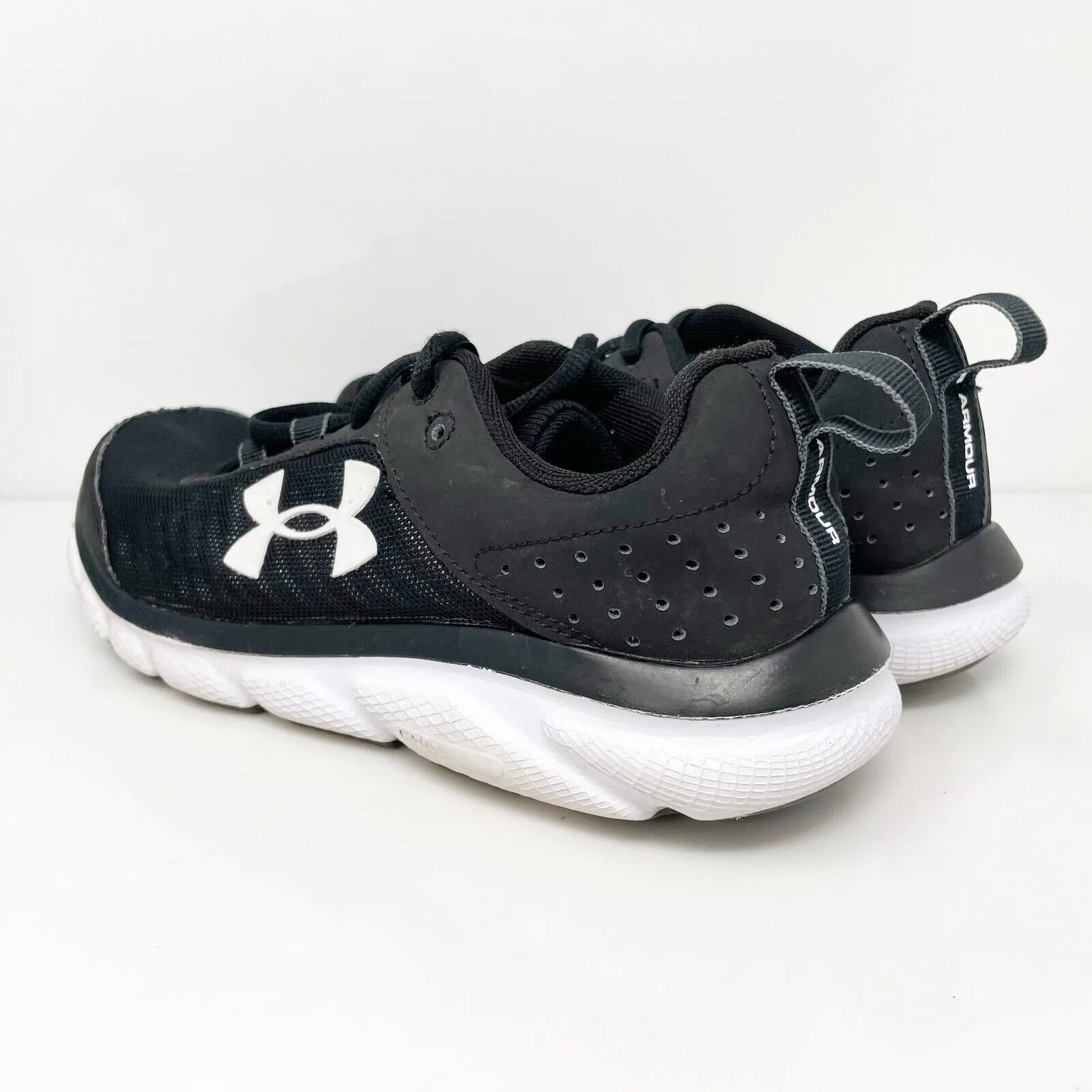 Under Armour Womens Charged Assert 8 3021972-001 Black Running Shoes Sneakers 7