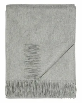 Unisex Woven Cashmere Blanket Flannel Grey