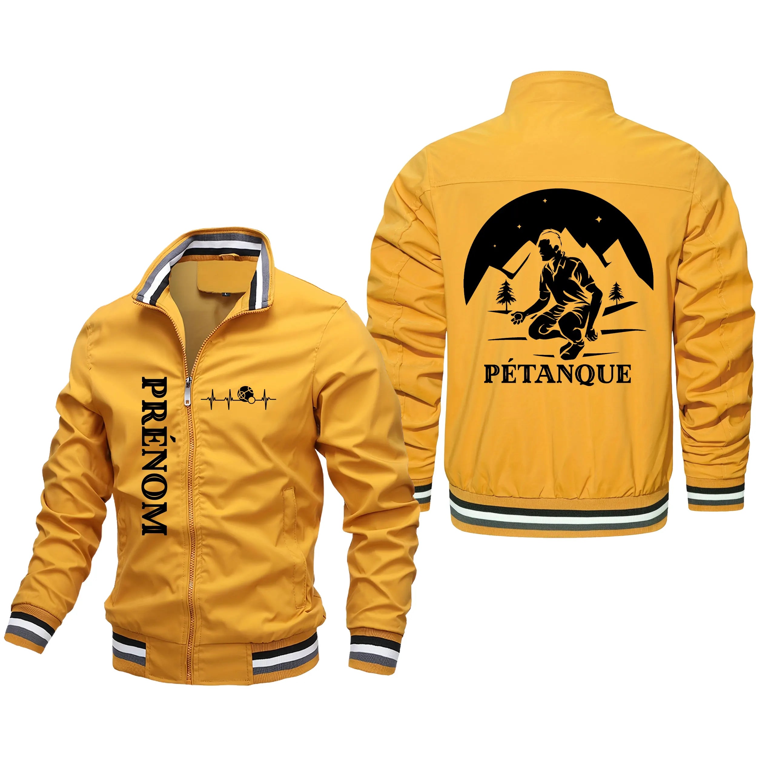 Veste De Sport Pour Pétanqueur, Prénom Et Logo Personnalisés, Cadeau Original Bouliste - CT10092353