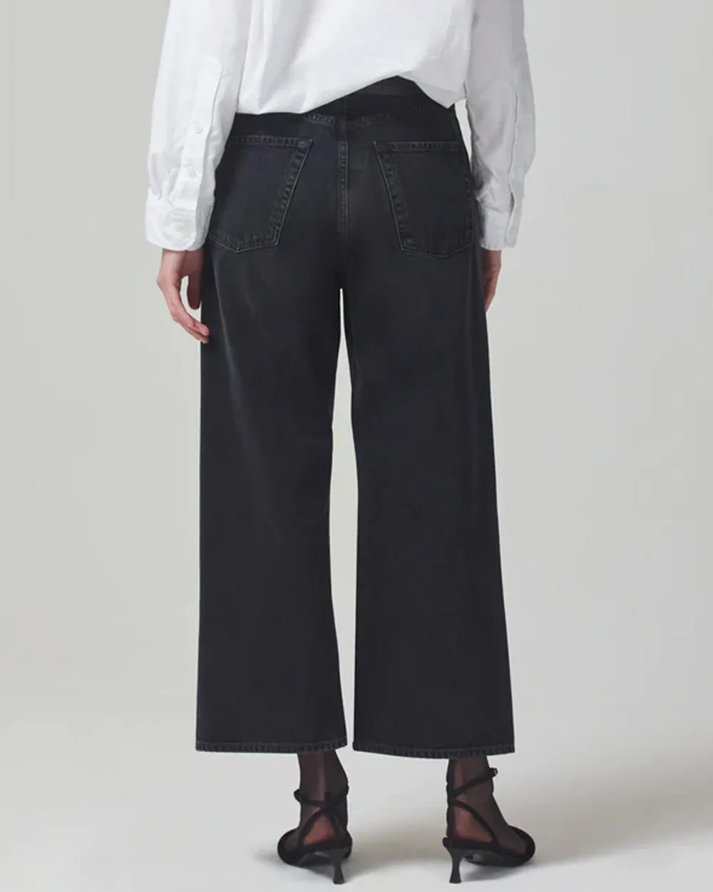 Vintage Wide Leg Gaucho Jean in Stonington