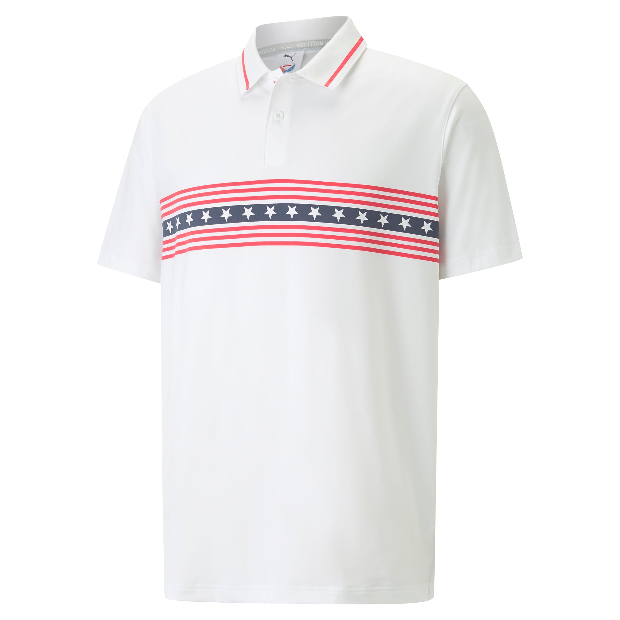 Volition Freedom Stripe Golf Polo