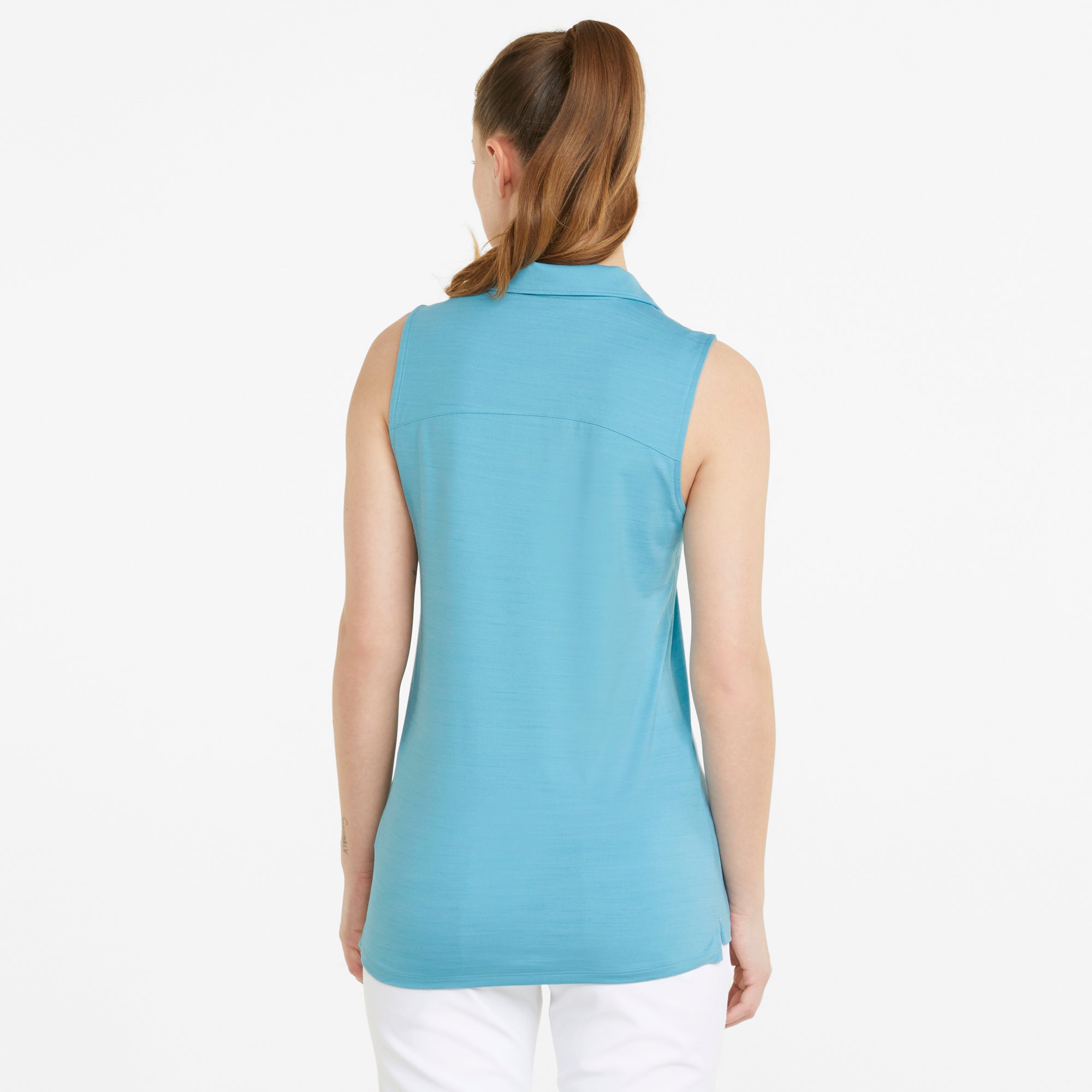 Women's CLOUDSPUN Coast Sleeveless Golf Polo | Dusty Aqua