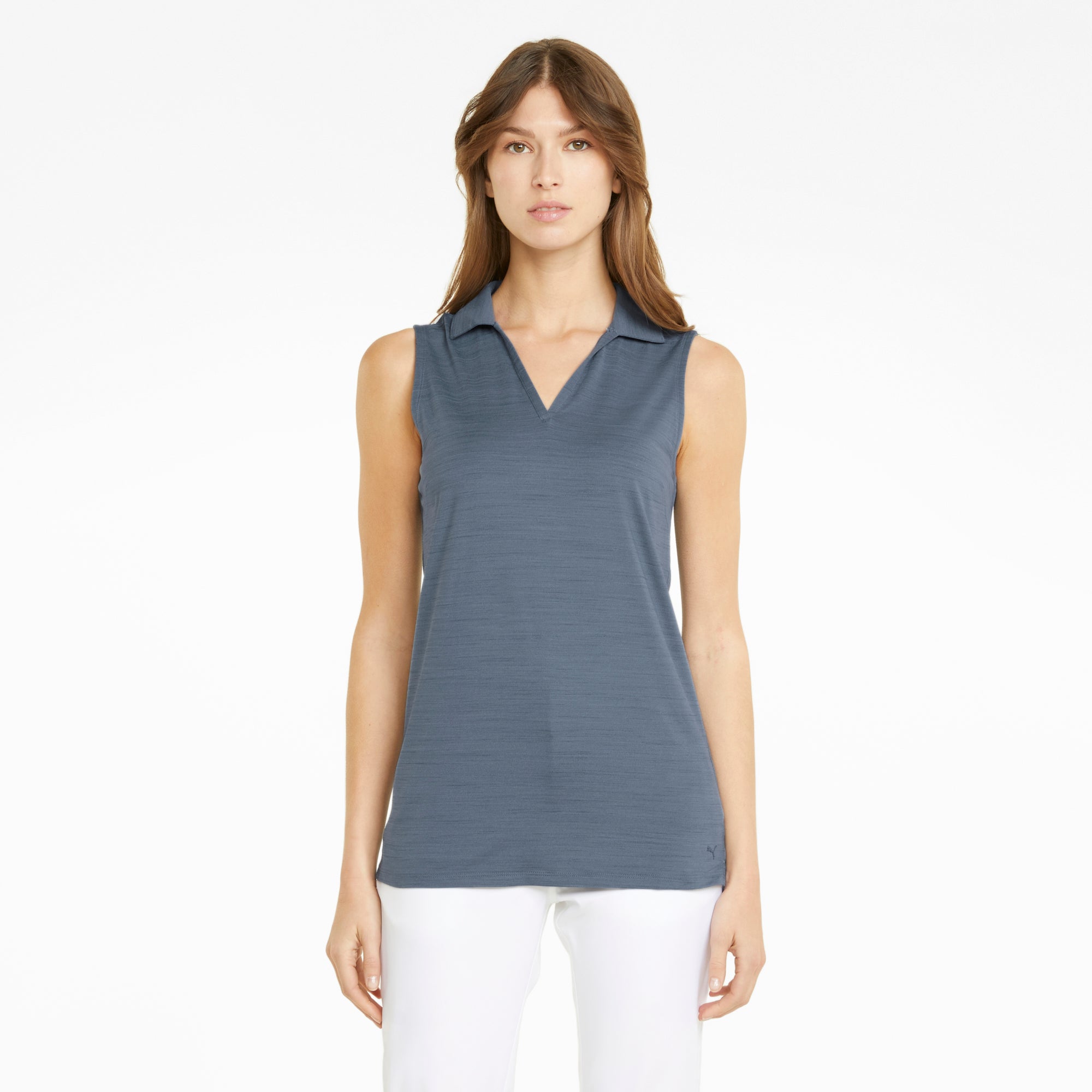 Women's CLOUDSPUN Coast Sleeveless Golf Polo | Evening Sky