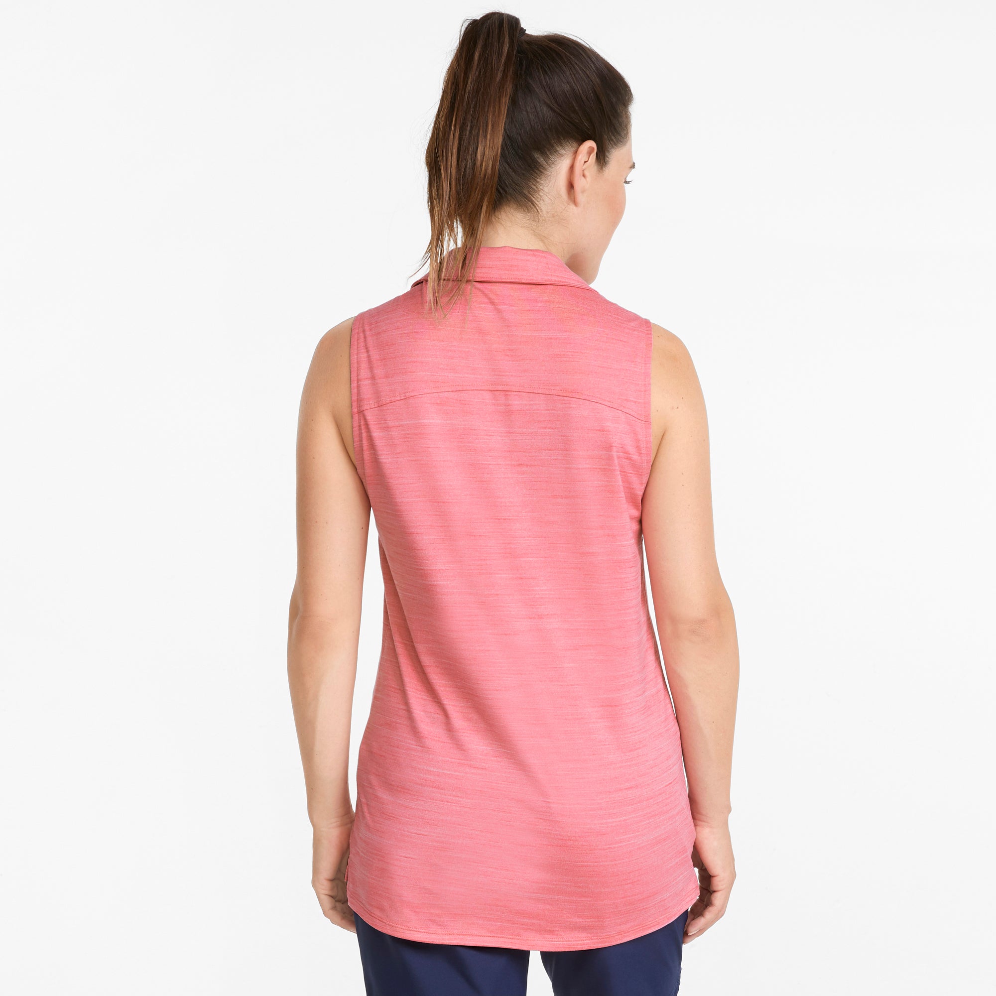 Women's CLOUDSPUN Coast Sleeveless Golf Polo | Rapture Rose