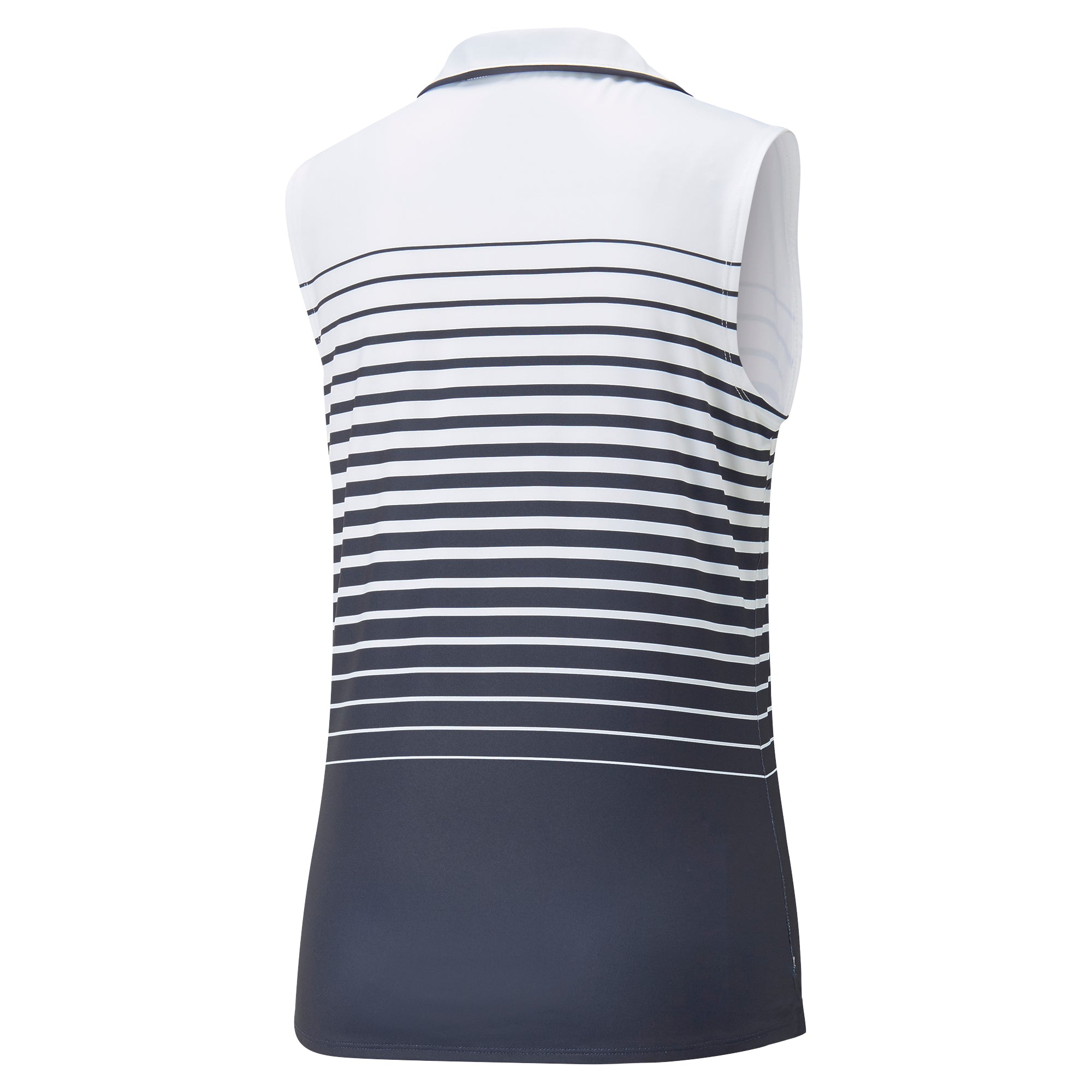 Women's MATTR Stripe Sleeveless Golf Polo