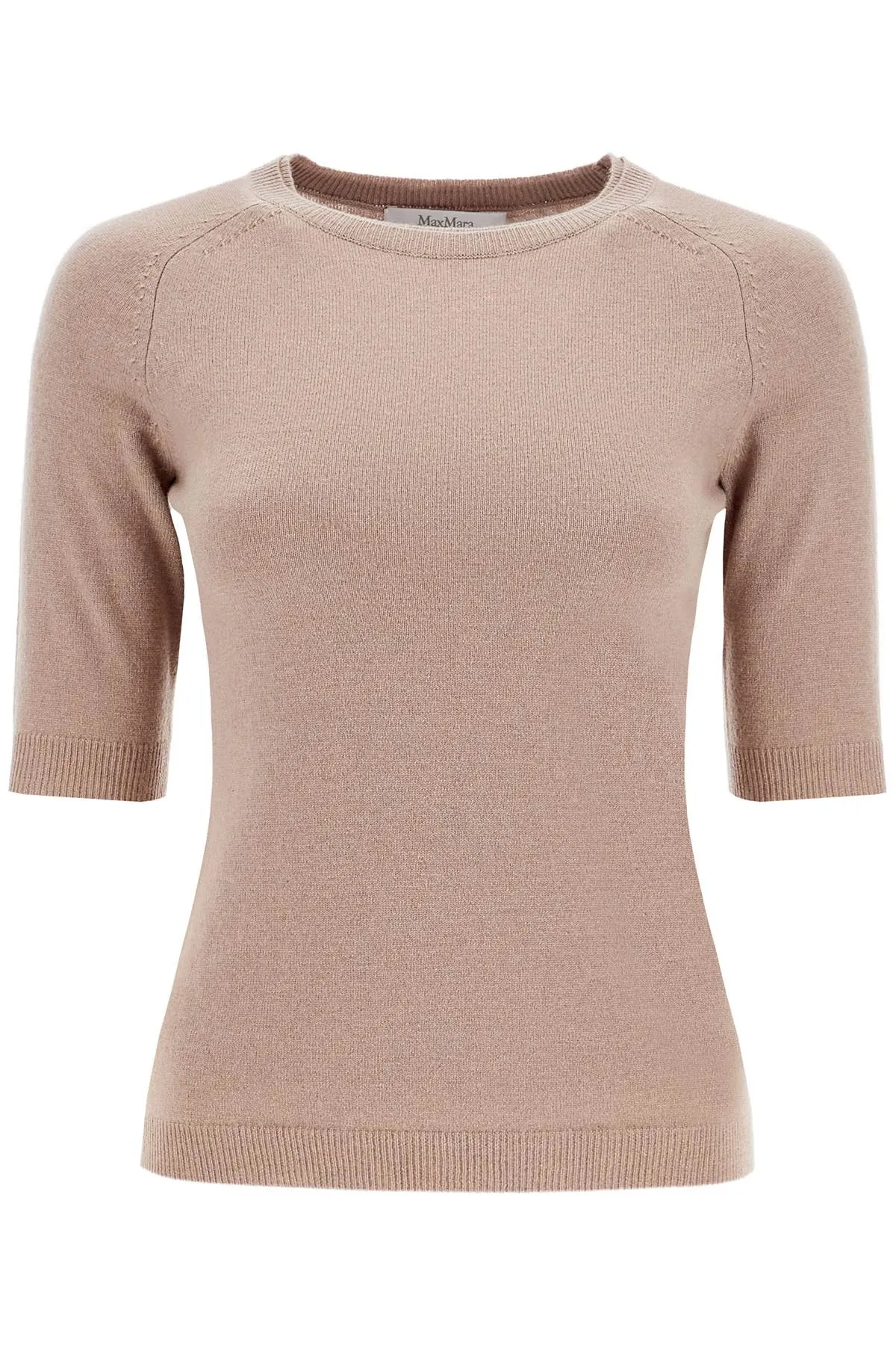 'wool and cashmere knit top 'c CIMA TORTORA