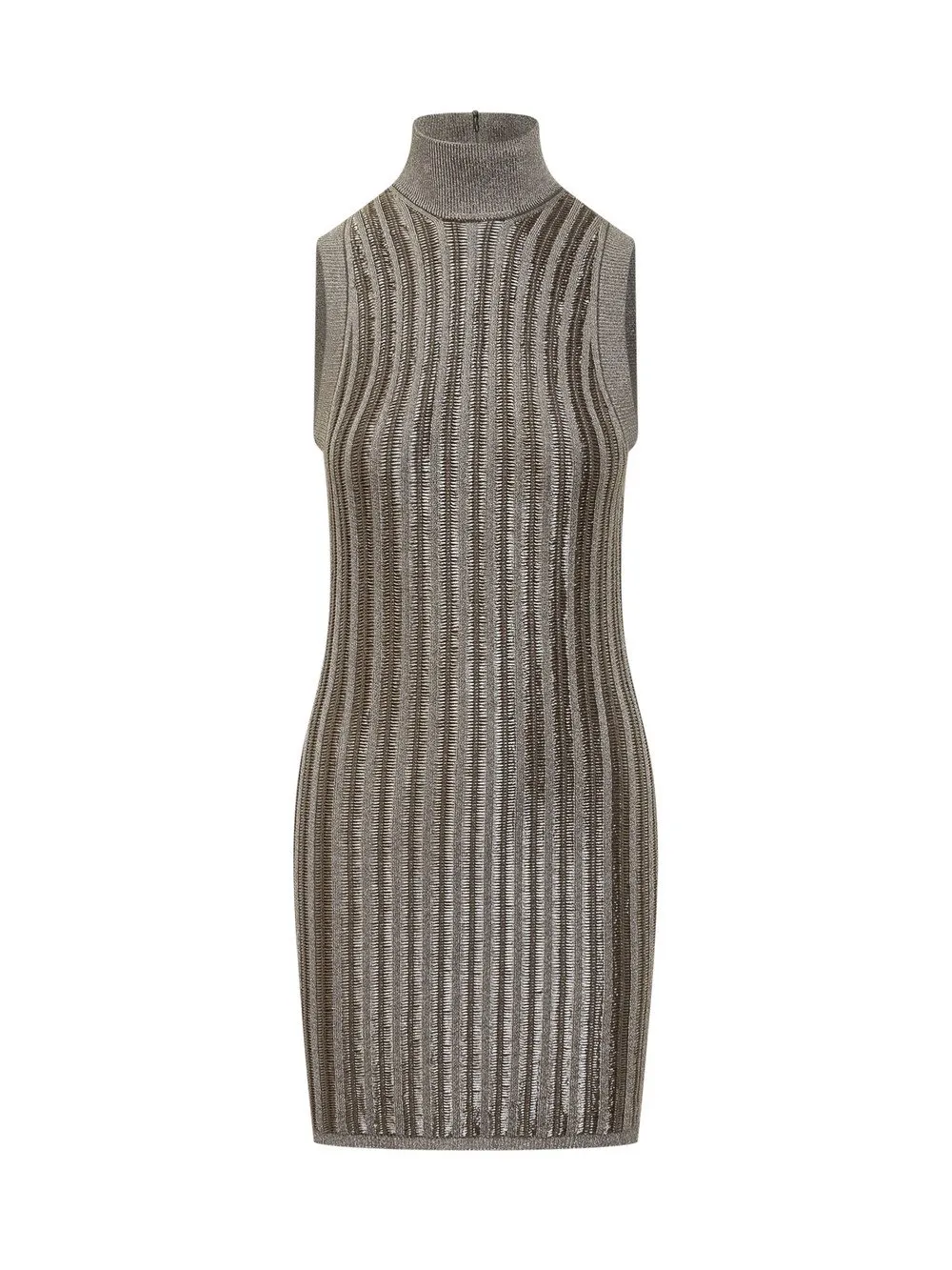 Wool and Viscose Knitted Dress